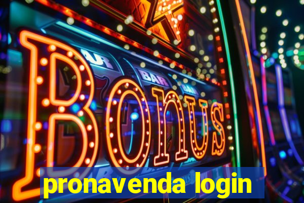 pronavenda login